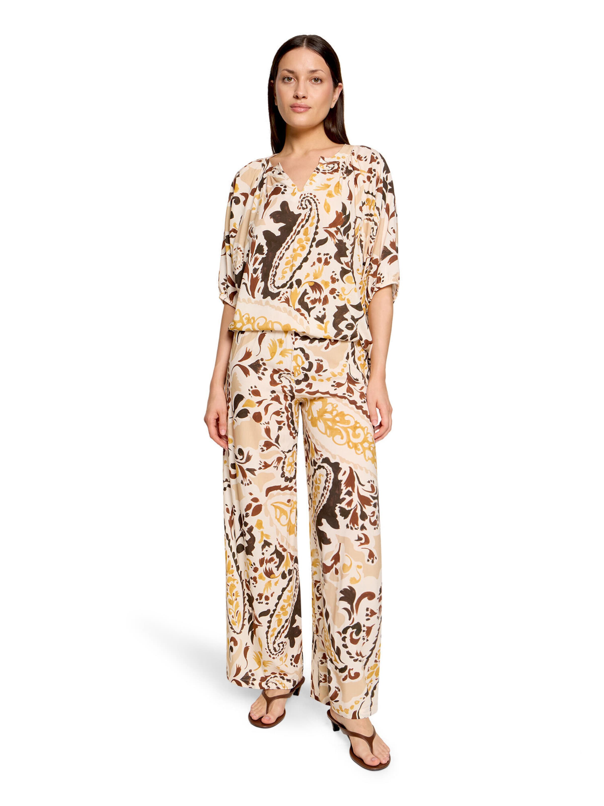 Cartoon Loose fit Trousers in Yellow: front