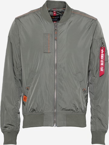 ALPHA INDUSTRIES Prechodná bunda 'MA-1 Parachute' - Zelená: predná strana