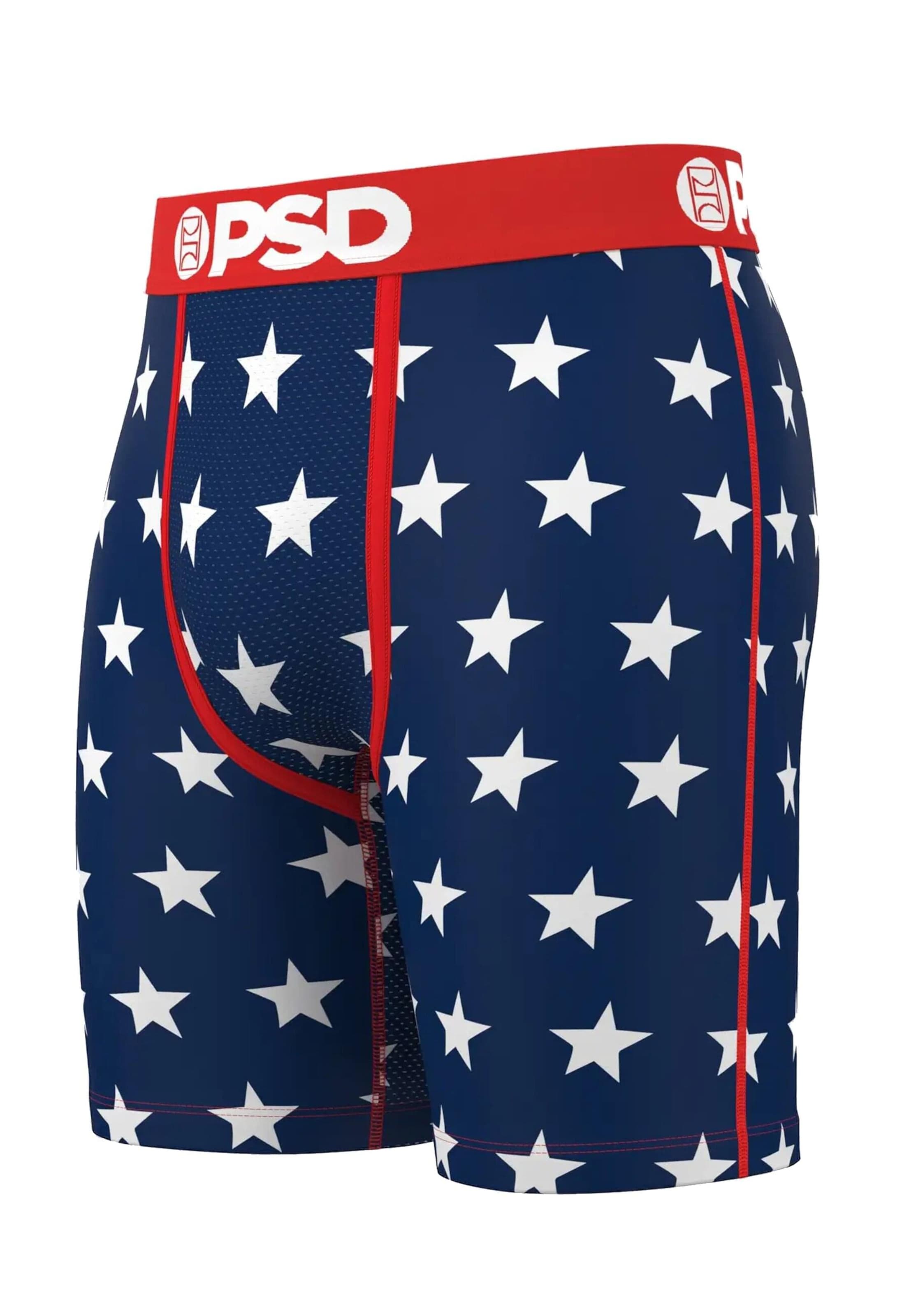 PSD Boxershorts 'STAR SPANGLE' in Blau