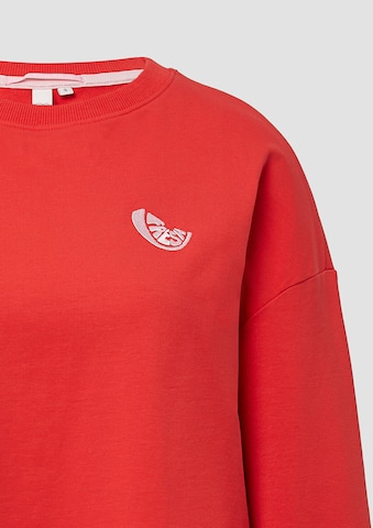 QS Sweatshirt in Rood