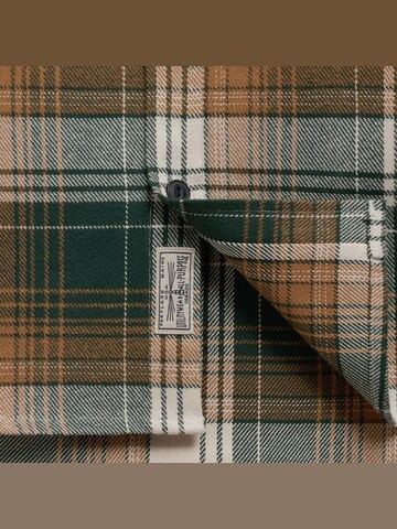 Chemise 'JIB GREEN-WHITE CREAM-BROWN' SEBAGO en mélange de couleurs