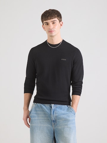 GUESS - Jersey en negro: frente