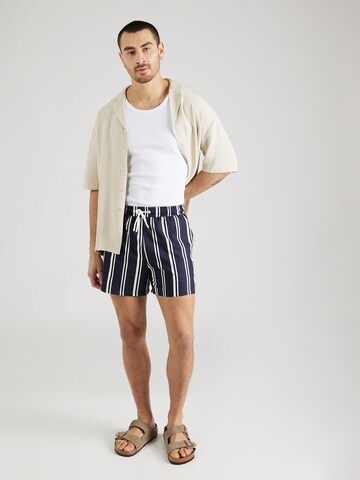 Shorts de bain 'Ilias' ABOUT YOU x Kevin Trapp en bleu