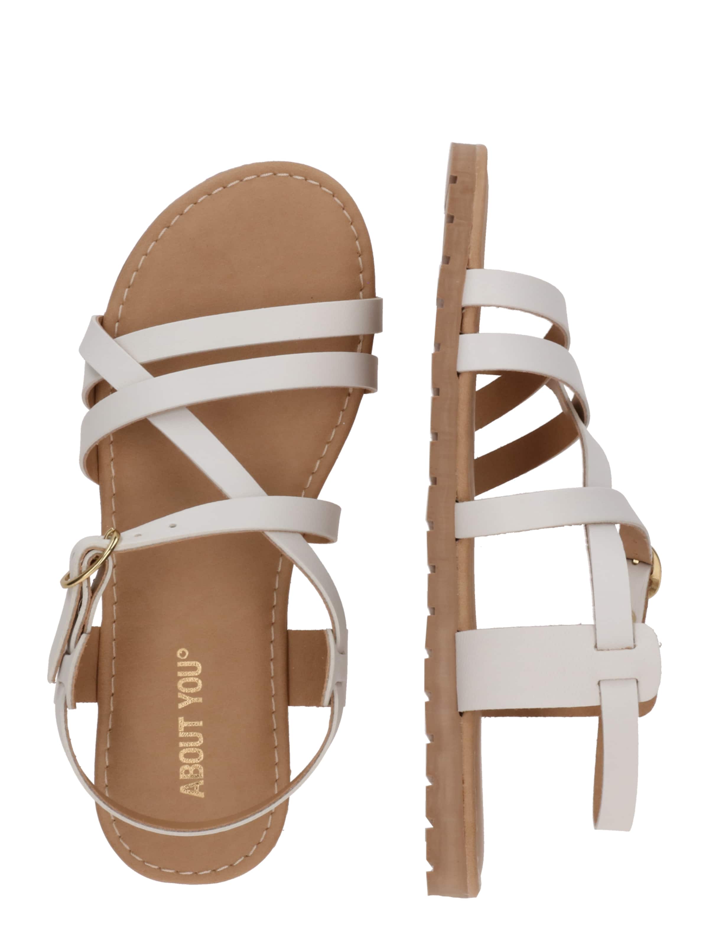 ABOUT YOU Σανδάλι 'Aurora' σε λευκό