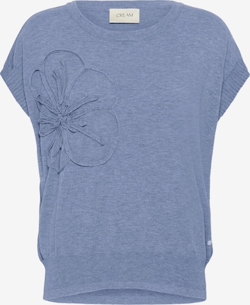 Pull-over 'CRDela' Cream en bleu : devant