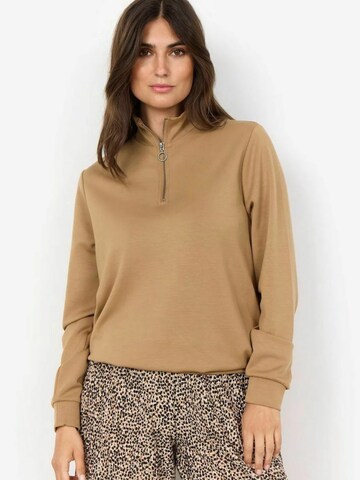 Felpa 'Banu' di Soyaconcept in marrone: frontale