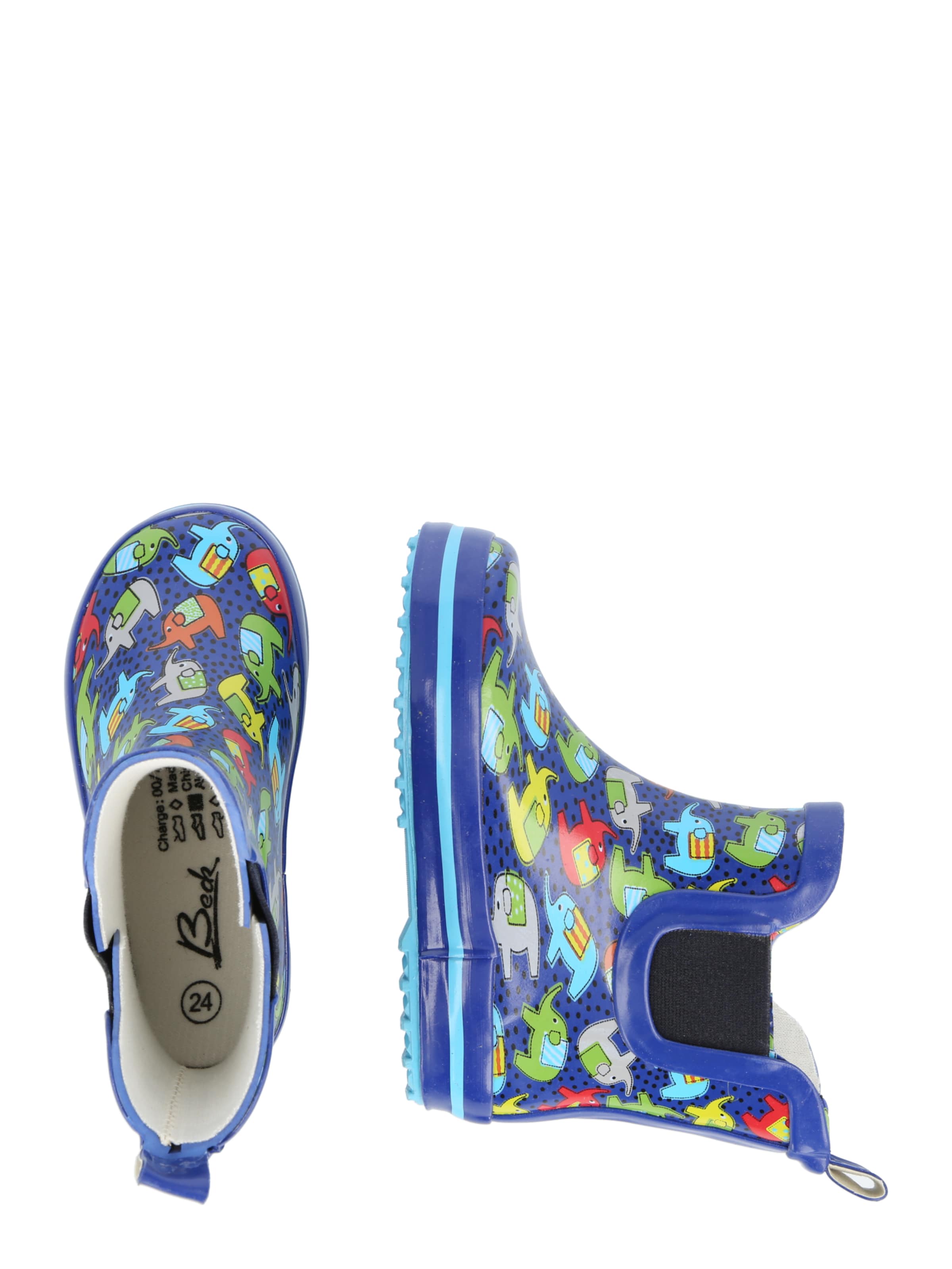 BECKGumene čizme 'Elephants' - plava boja