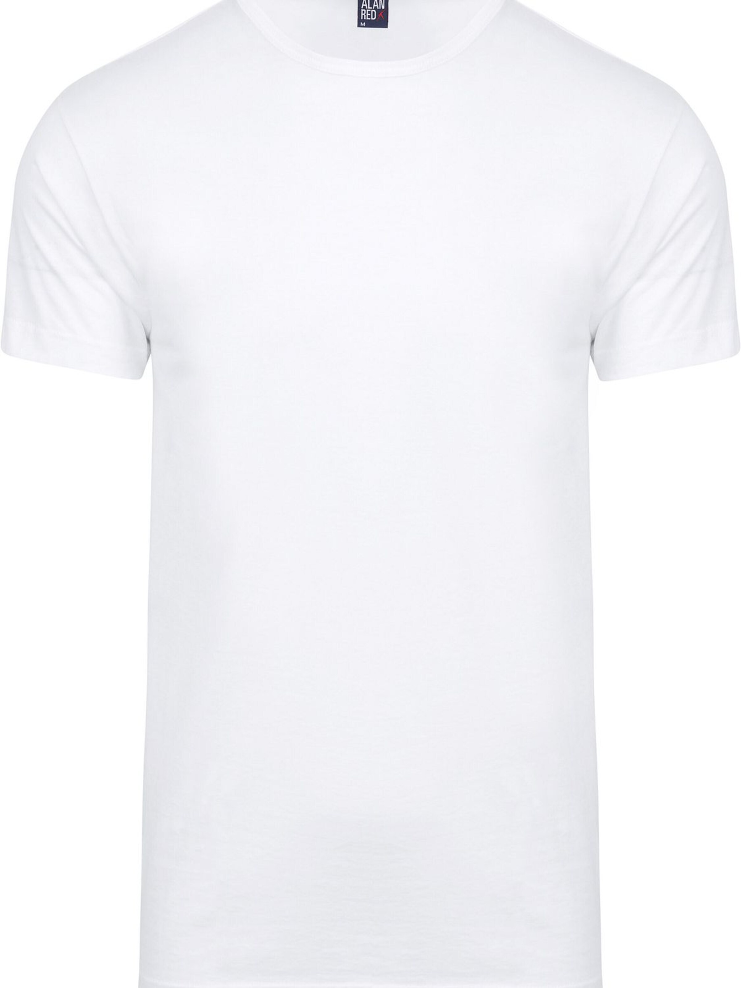 alan red Shirt 'Derby' in Wit: voorkant