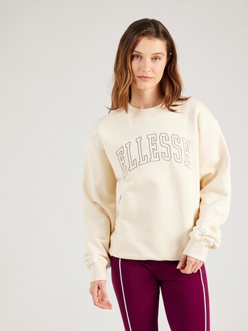 ELLESSE Sweatshirt 'Eoardo' in Weiß: Vorderseite