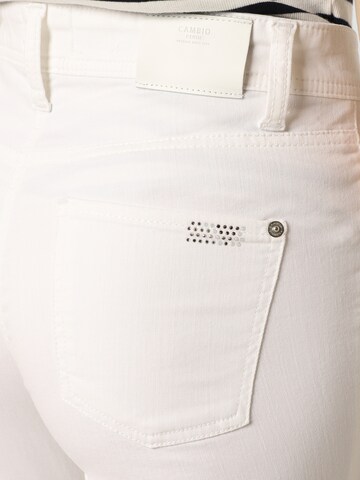 Cambio Slim fit Jeans 'Piper' in White