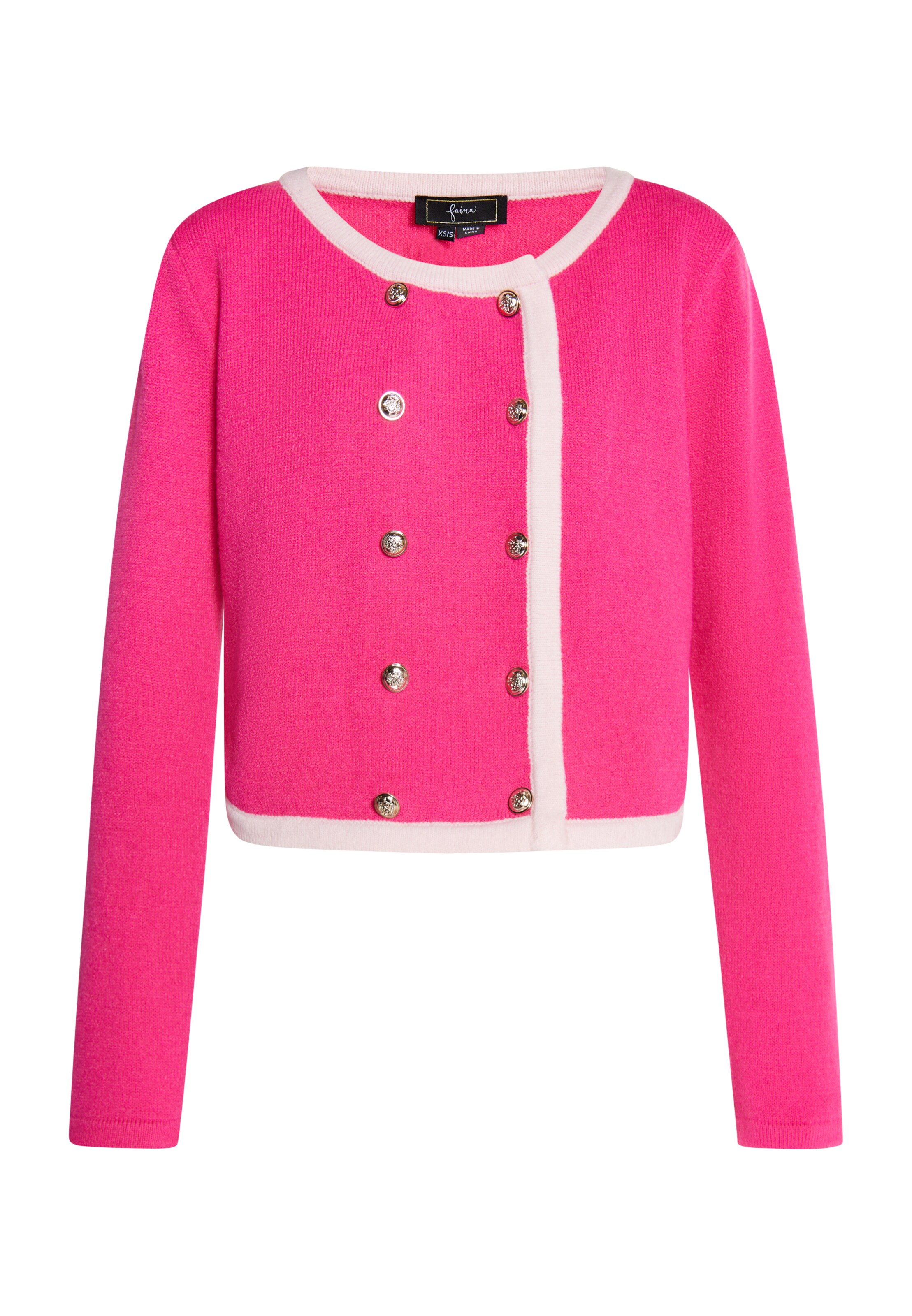 faina Strickjacke in Pink: Vorderseite