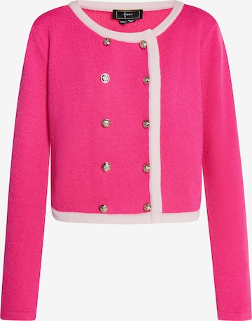 Cardigan faina en rose : devant