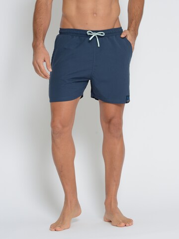 NASSAU Beach Club Swimming shorts ' NB231017 ' in Blue: front