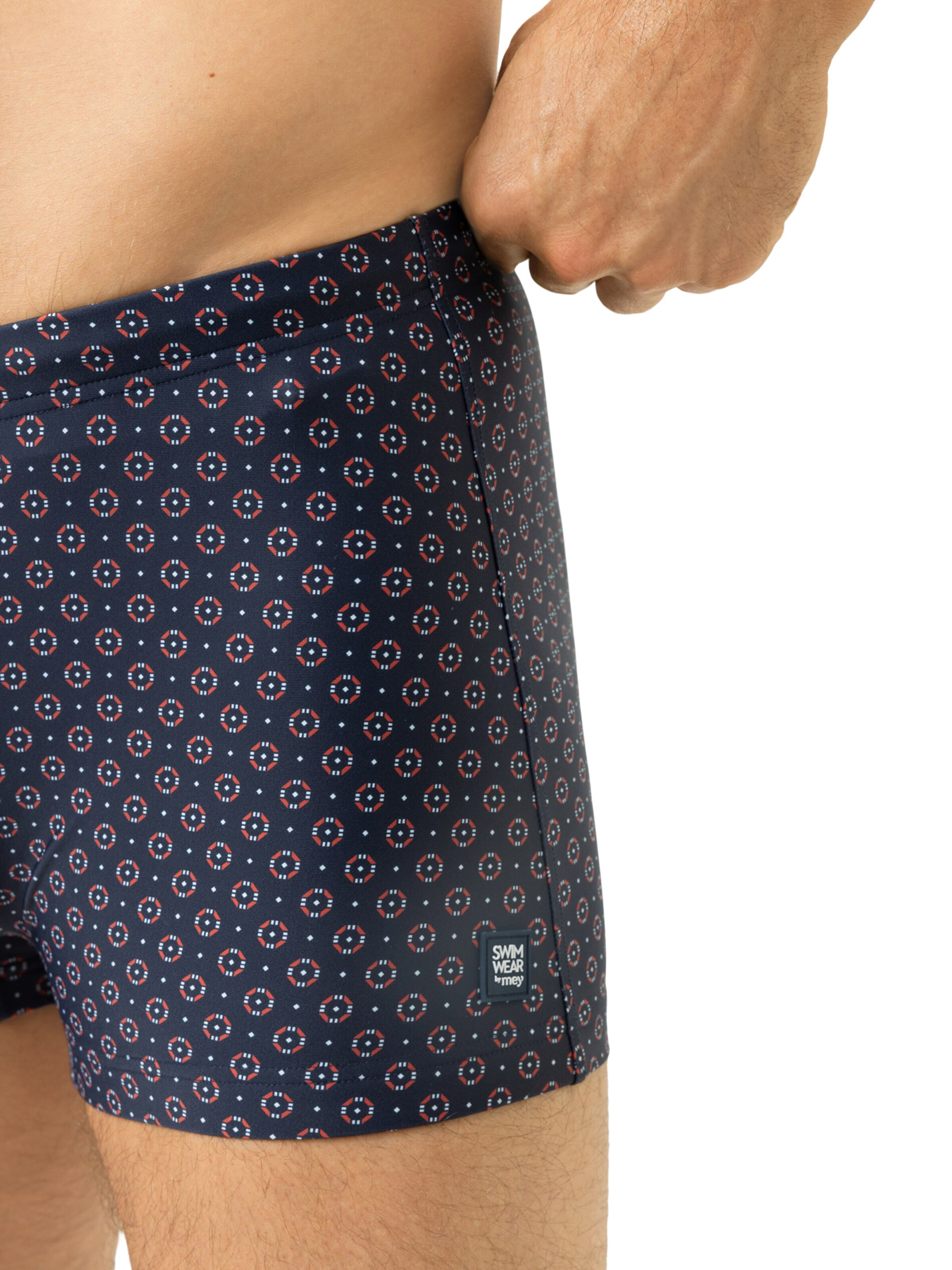 Mey Bathing trunks 'Survival Circle' in Blue