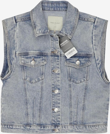 Freequent Weste XS in Blau: Vorderseite