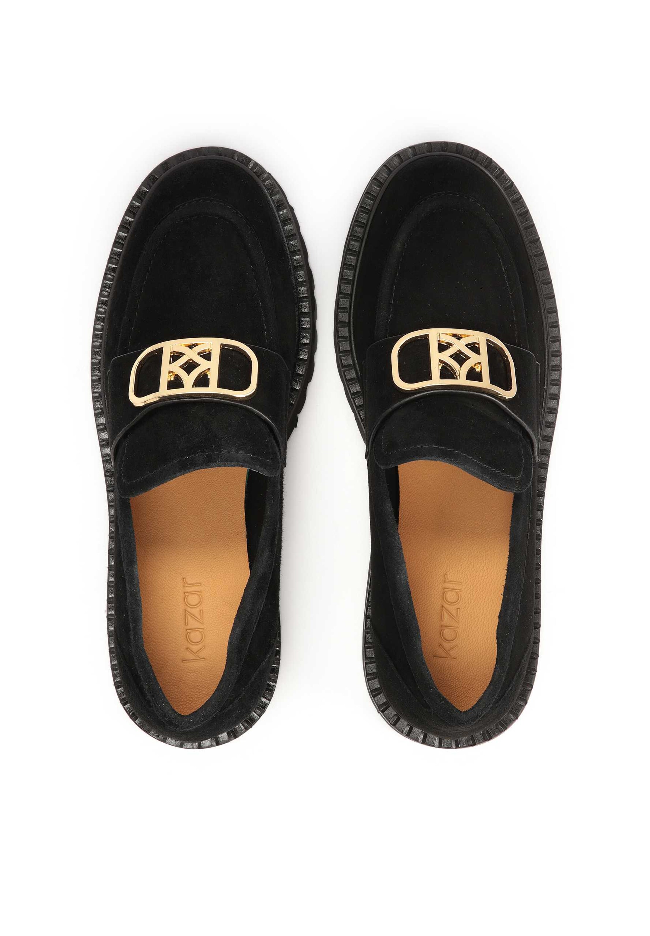 Slipper di Kazar in nero