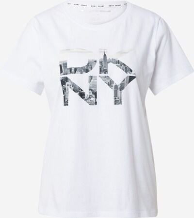 DKNY Performance T-shirt en marine / blanc, Vue avec produit