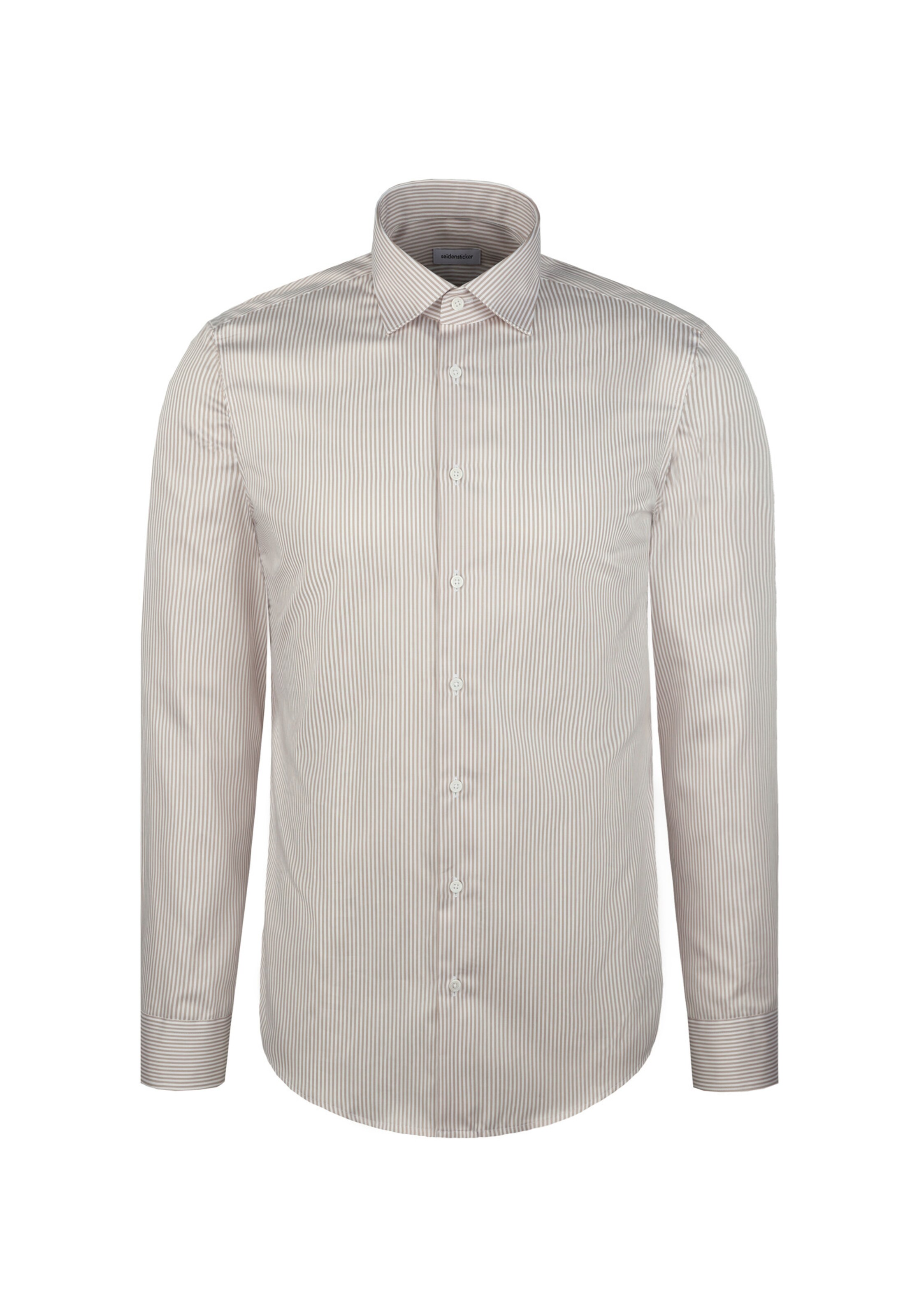 SEIDENSTICKER Business shirt 'SMART CLASSICS' in Beige: front