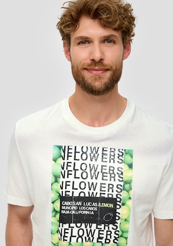 T-Shirt s.Oliver en blanc