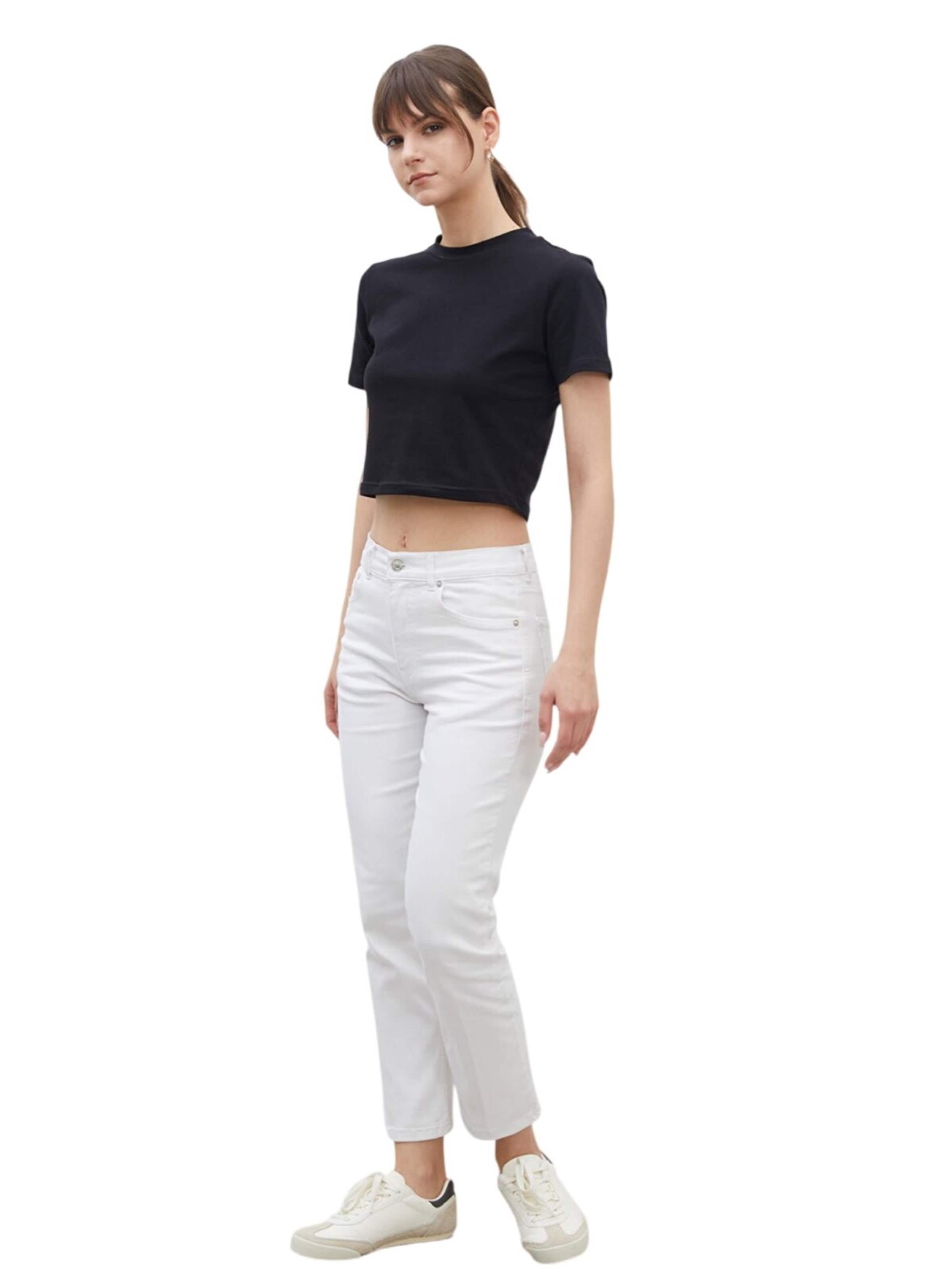 Skinny Pantalon MANUKA en blanc