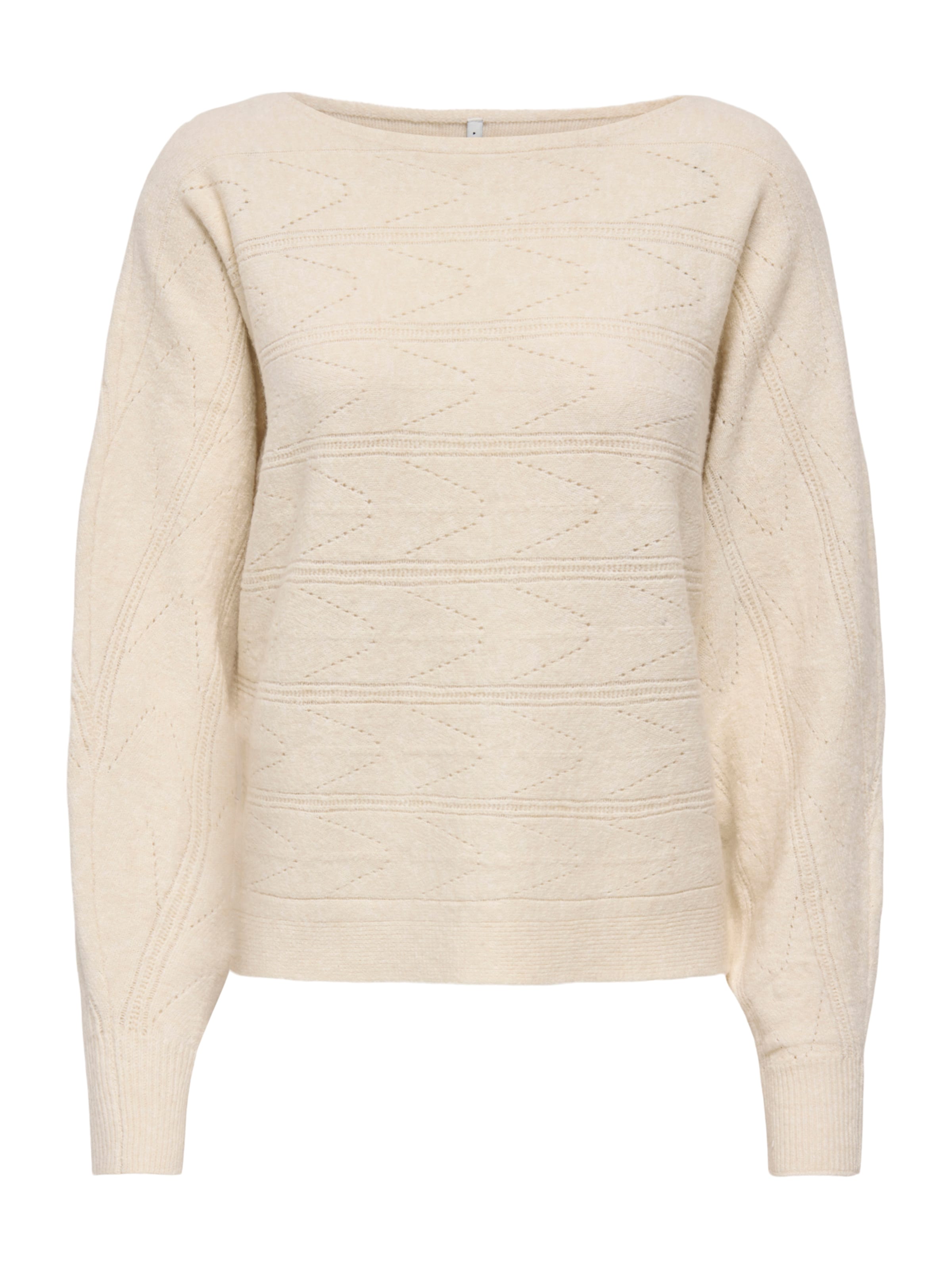 ONLY Sveter 'ONLJEANETT' - Béžová: predná strana