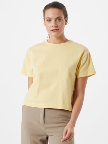 T-shirt 'LUNIE' DRYKORN en jaune : devant