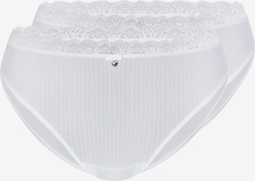 Slip 'LOVELY STRIPE' sassa en blanc : devant