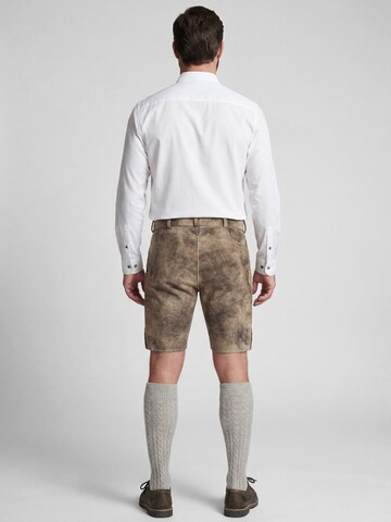 Regular Pantalon folklorique SPIETH & WENSKY en marron