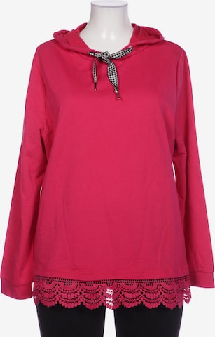Ulla Popken Sweatshirt & Zip-Up Hoodie in XXXL in Pink: front