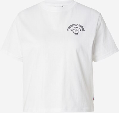 Tommy Jeans T-shirt 'RETRO SPORT 2' i svart / vit, Produktvy