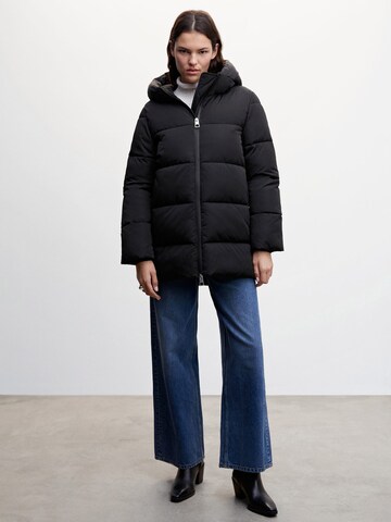 MANGO Winter Jacket 'TOKYO' in Black