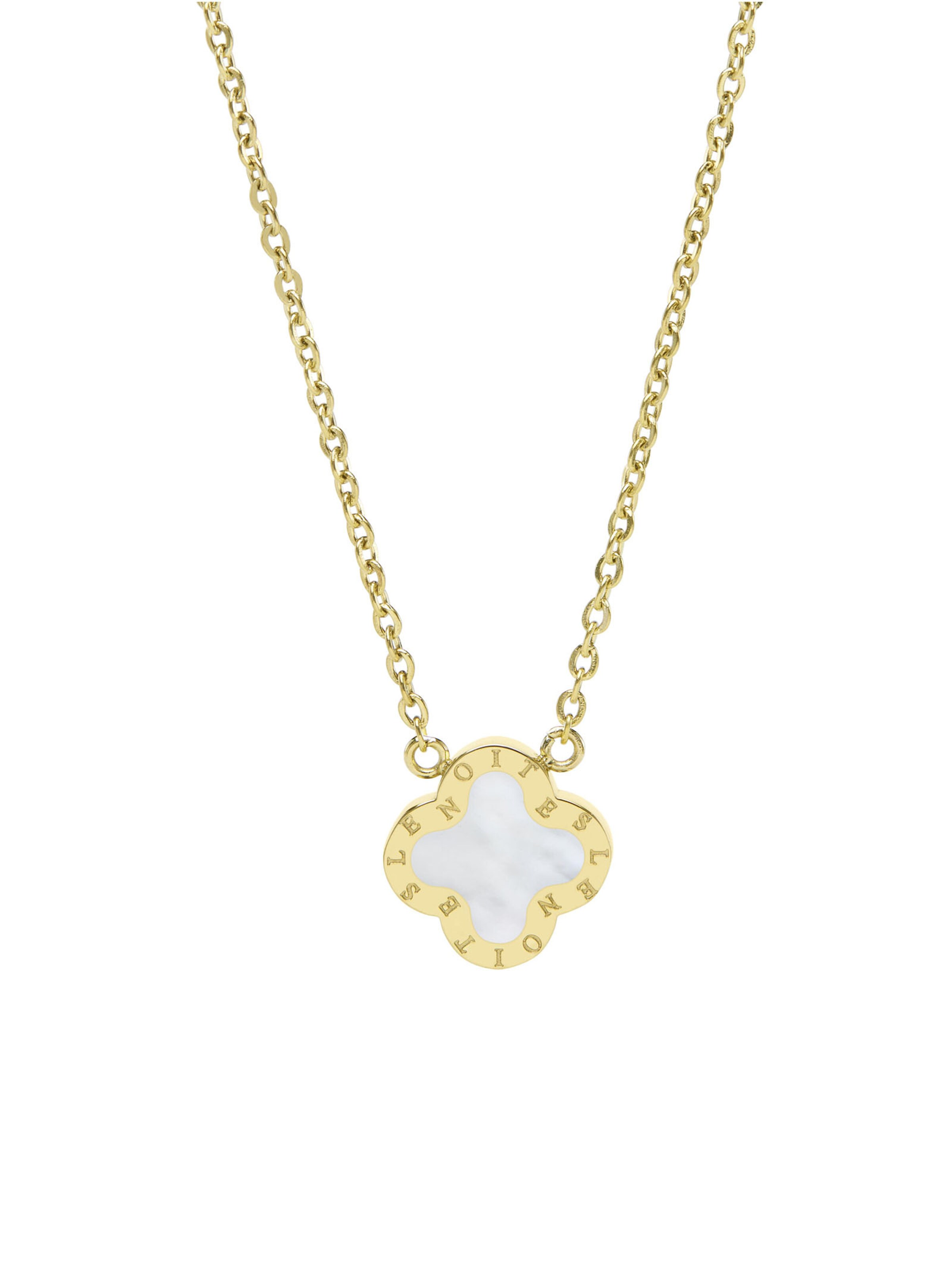 Chaîne 'Four-leaf Clover Mini 10' Lenoites en or