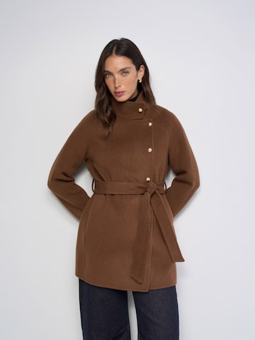 Salsa Jeans Wintermantel in Bruin: voorkant