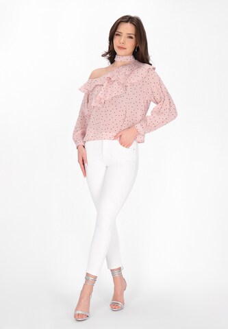 faina Blouse in Roze