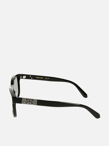 FERRAGAMO Zonnebril 'Ferragamo SF2107S Transparent avio 54/21/145 MAN Sunglasses' in Zwart