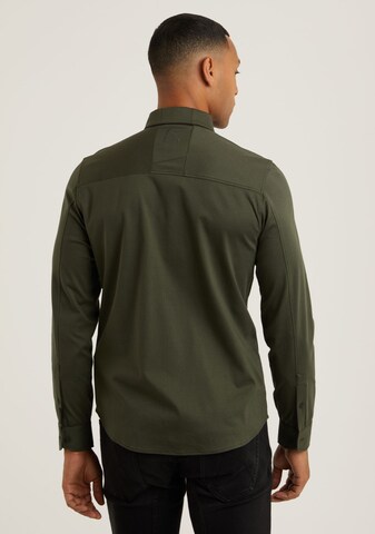 CHASIN' Slim fit Overhemd 'Archer.L Sol' in Groen