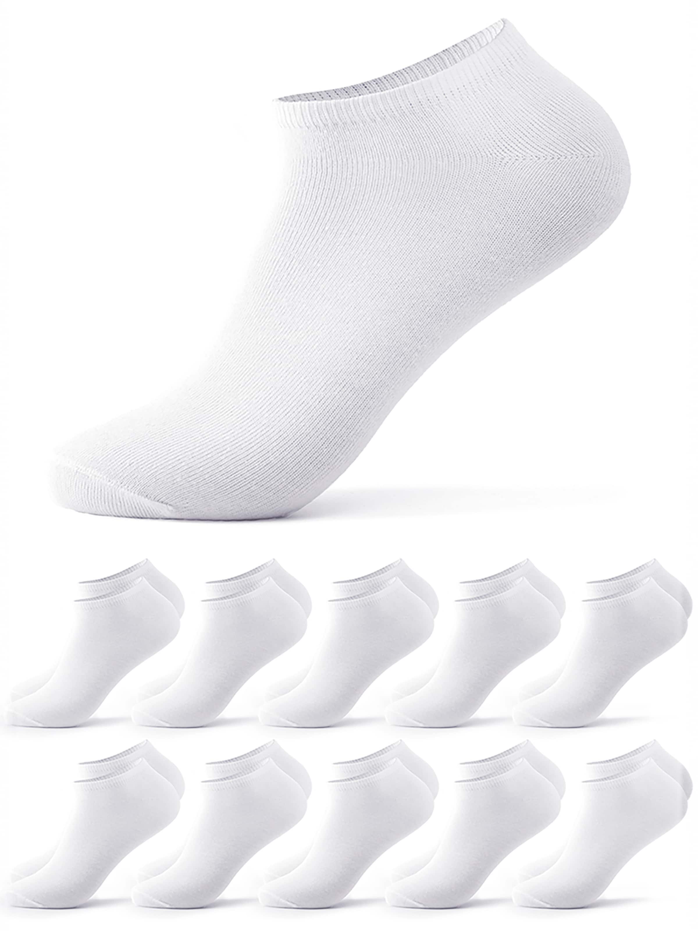 Occulto Ankle Socks 'Alexa' in White: front