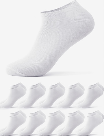 Occulto Ankle Socks 'Alexa' in White: front