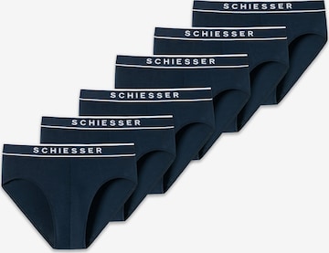 SCHIESSER Slip in Blau: Vorderseite