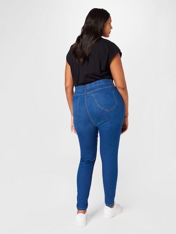 Dorothy Perkins Curve Skinny Farkkuleggingsit 'Eden' värissä sininen