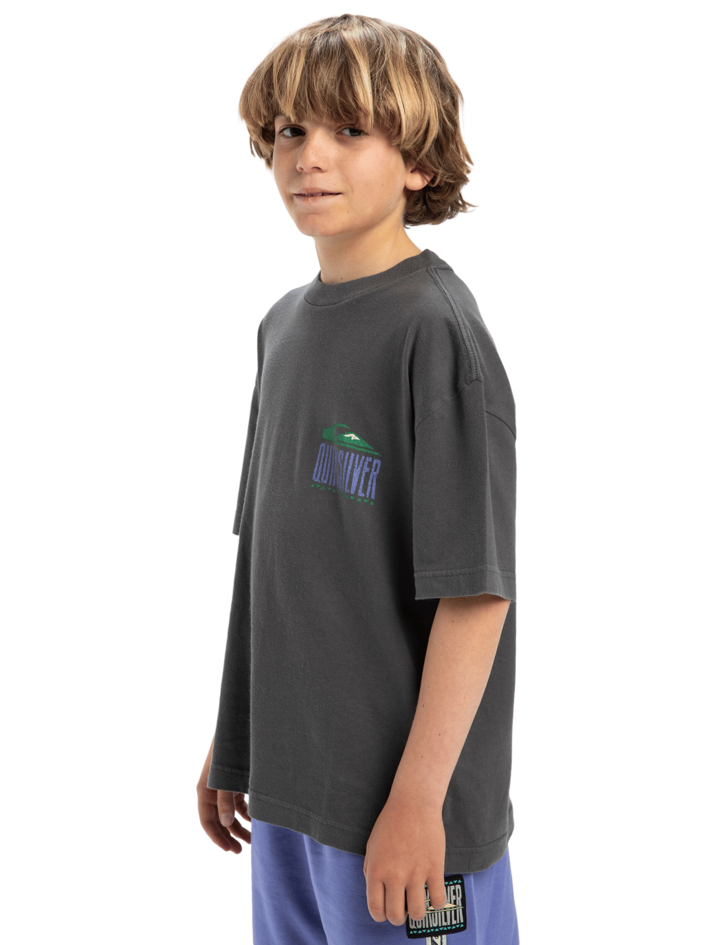 QUIKSILVER T-shirt 'World Force' in Grau