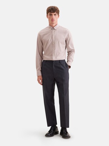 SEIDENSTICKER Slim fit Overhemd in Beige