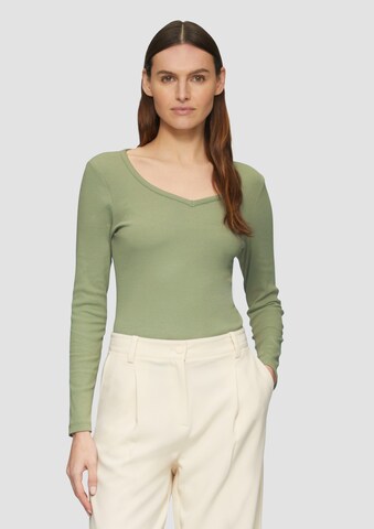s.Oliver Shirt in Groen: voorkant