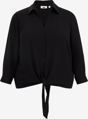 Camicia da donna di WE Fashion in nero: frontale