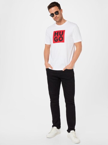 T-Shirt 'Daltor' HUGO Red en blanc