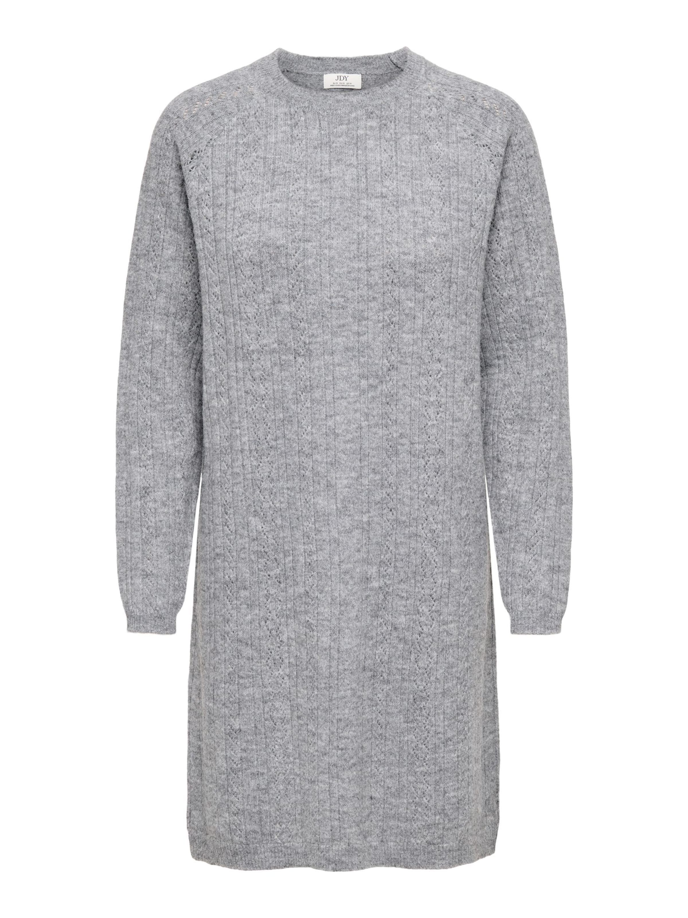 JDY - Vestido de punto 'JDYApril' en gris: frente