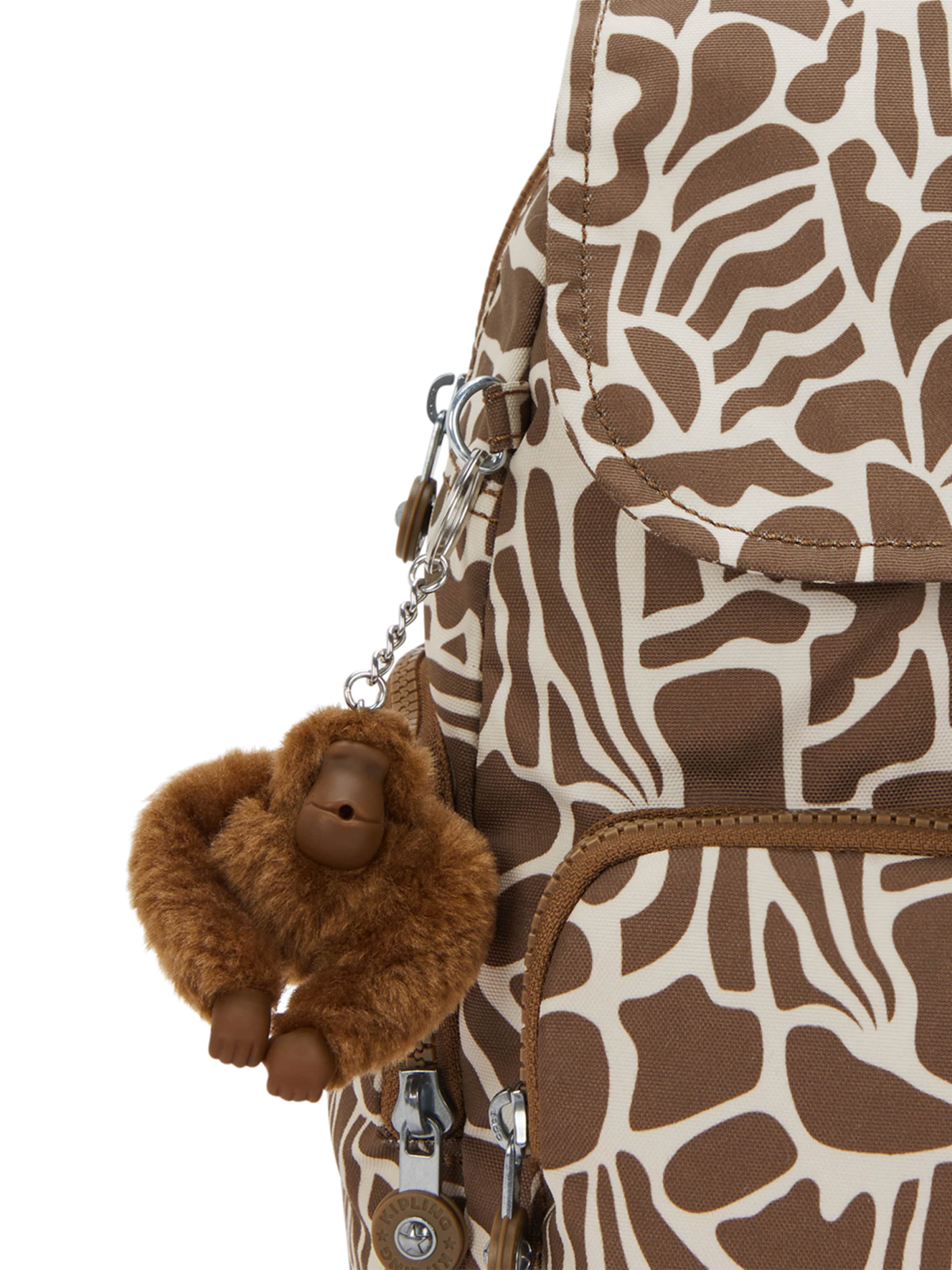 KIPLING Rugzak 'City Zip S' in Bruin