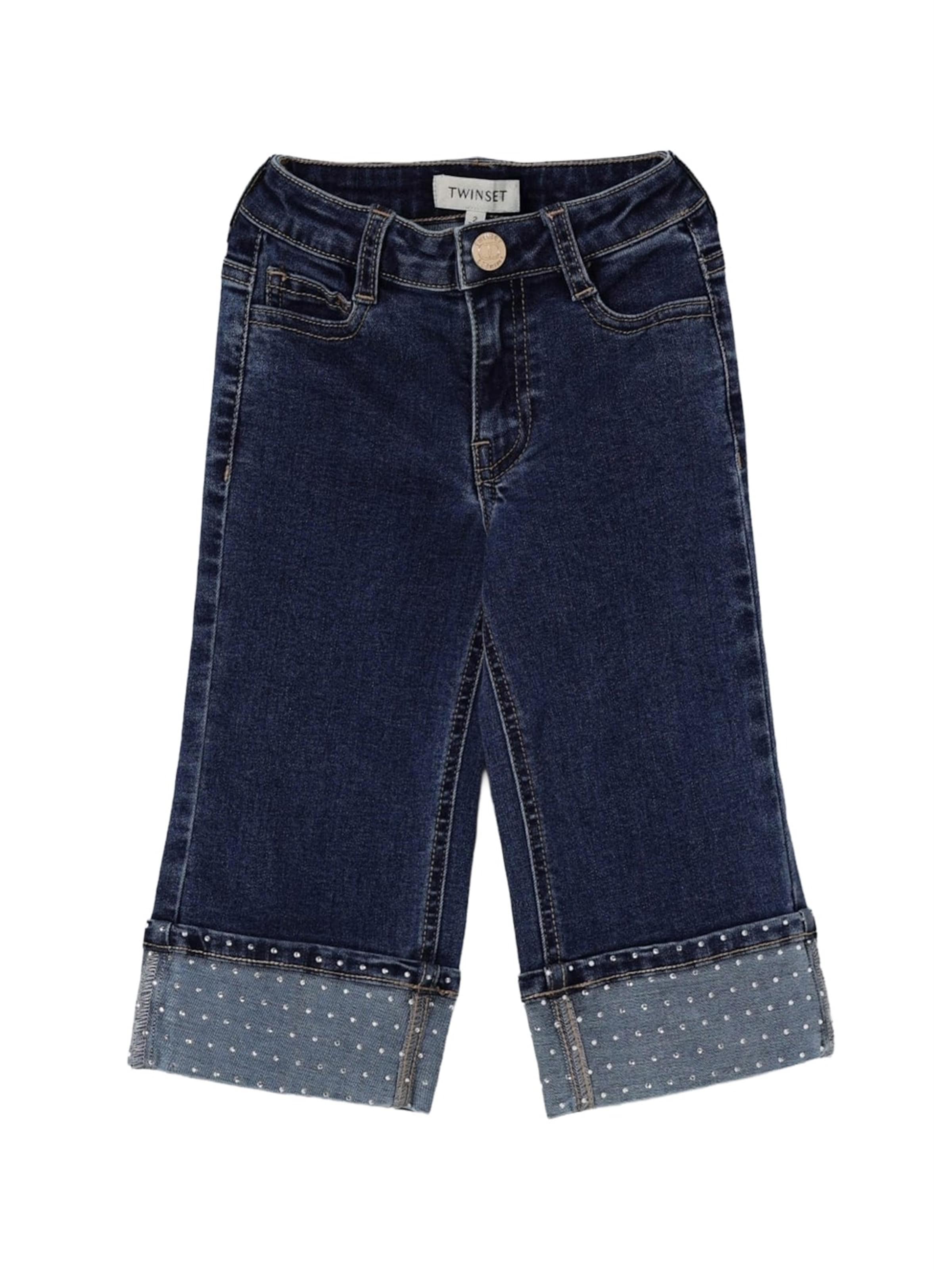 Loosefit Jean Twin Set en bleu : devant