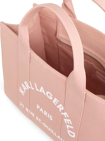 Cabas 'Carré' Karl Lagerfeld en rose
