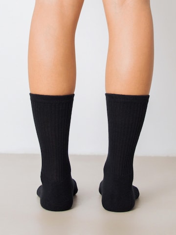 Calzino sportivo 'Tennis Socks 3-Pack' di Honest Basics in nero